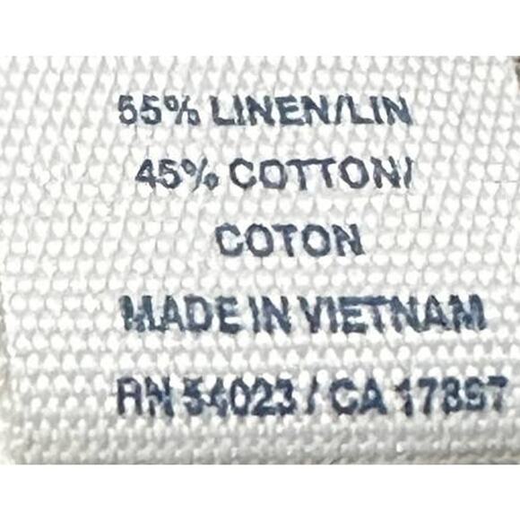 Y2K Old Navy Linen Cotton Jacket Women Size Medium M Tan No Belt Retro - Picture 9 of 9